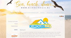 Desktop Screenshot of kijkduinhuis.nl